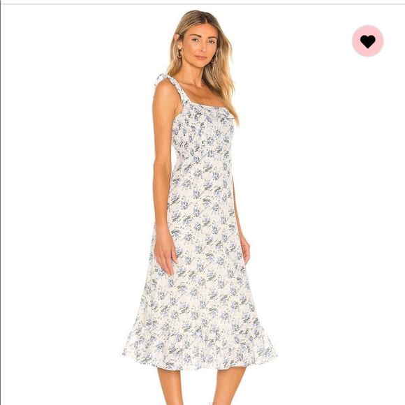 Revolve Dennis Dress In Hydrangea - Picture 3 of 3